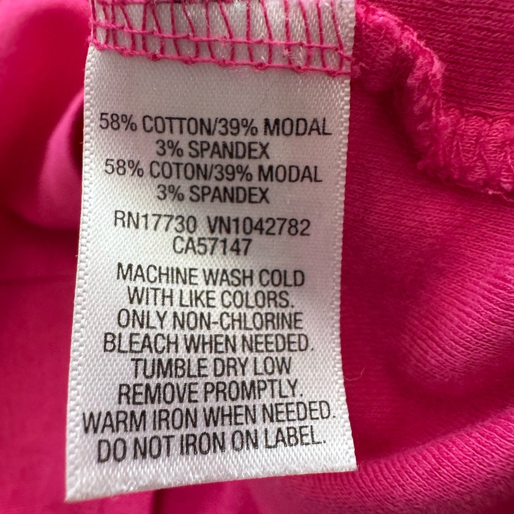 Mossimo Supply Co. Hot Pink Sleeveless Cotton Tank Top Cotton - Picture 9 of 11